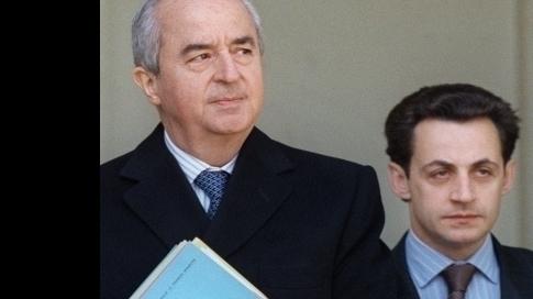 En 1995, Edouard Balladur est Premier ministre. Nicolas Sarkozy est son ministre du budget et directeur de campagne pour l'élection présidentielle (AFP)