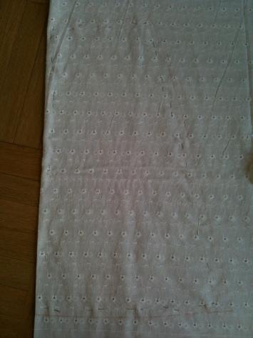 Tuto couture facile : jupe en broderie anglaise