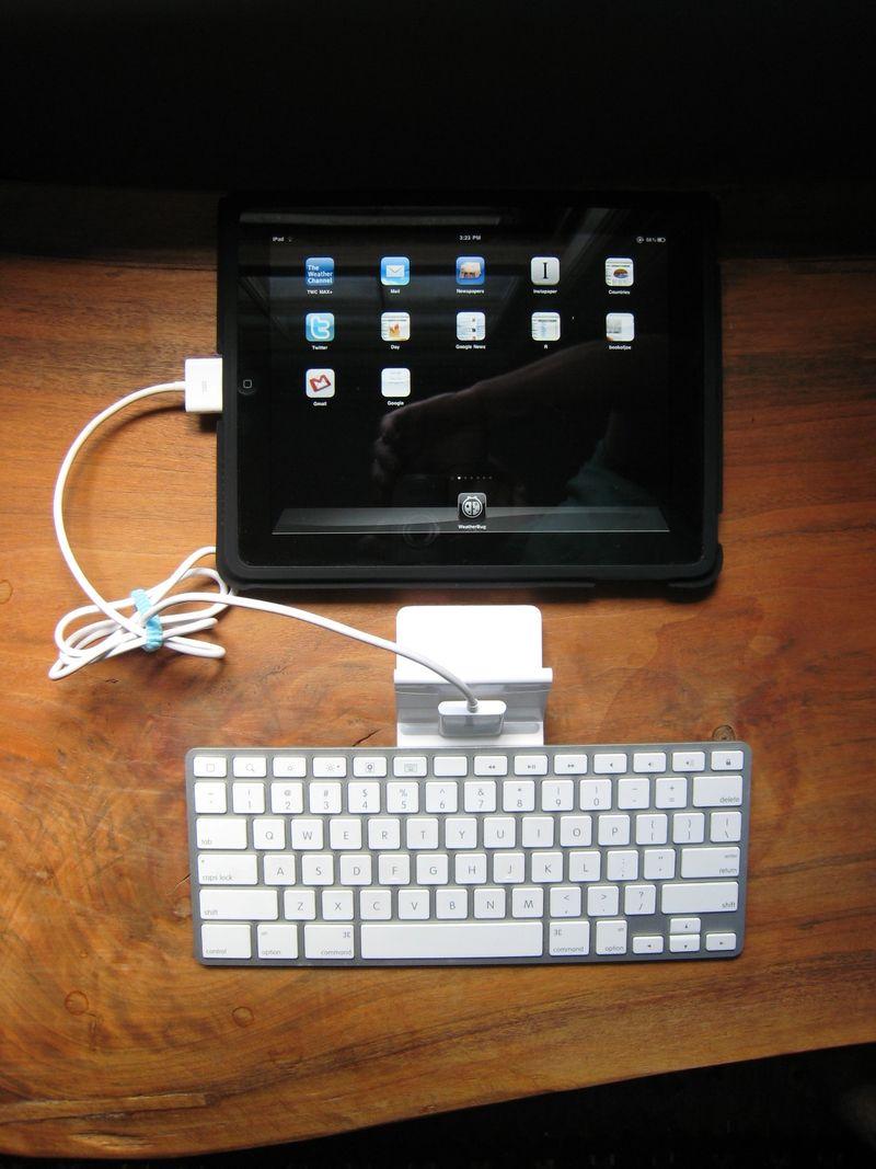 Astuce : Utiliser l’iPad en mode paysage avec un clavier