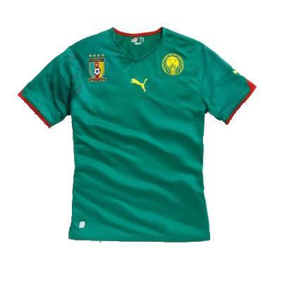 Coupe du Monde 2010 : Nouveau maillot du Cameroun !