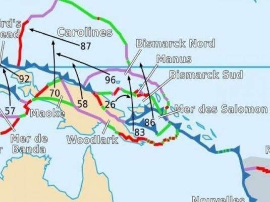 Une séisme de magnitude 5.4 frappe l'île de Nouvelle Bretagne, dans l'Archipel Bismark... Craintes de nouvelles éruptions volcaniques
