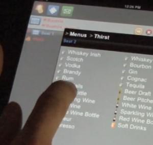 Un iPad pour prendre les commandes au restaurant