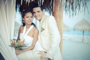 Marisol+Ludovic’s beach wedding, Panama