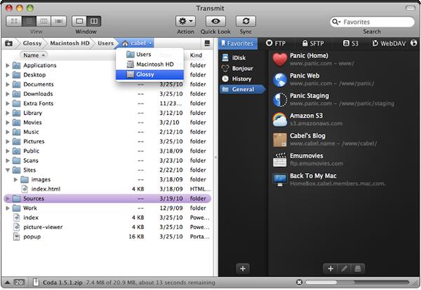 transmit 4 Transmit 4, un super FTP pour votre Mac!