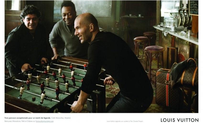 Zidane, Pelé et Maradona ... jouent au Baby Foot pour Louis Vuitton