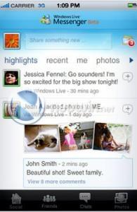 Windows Live Messenger iPhone se dévoile…