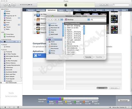 iTunes 9.1.1 et iPhone: Le partage de fichiers bientôt disponible