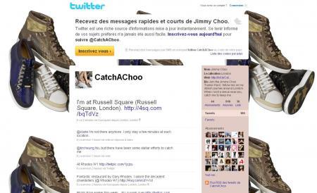 JIMMY CHOO TRAINER HUNT : le luxe débarque sur Foursquare avec Jimmy Choo