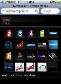 Free propose 20 chaînes TV sur iPhone, iPad...