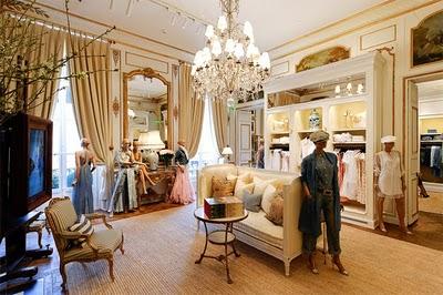 Révez vous duchesse le temps d'une visite à la nouvelle boutique parisienne de Ralph Lauren à Saint Germain ...