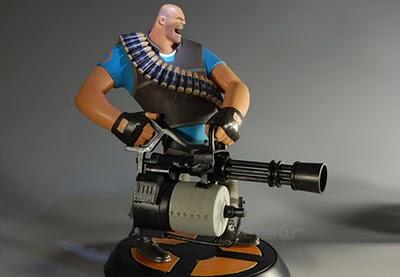 Des statuettes Team Fortress 2 en préparation