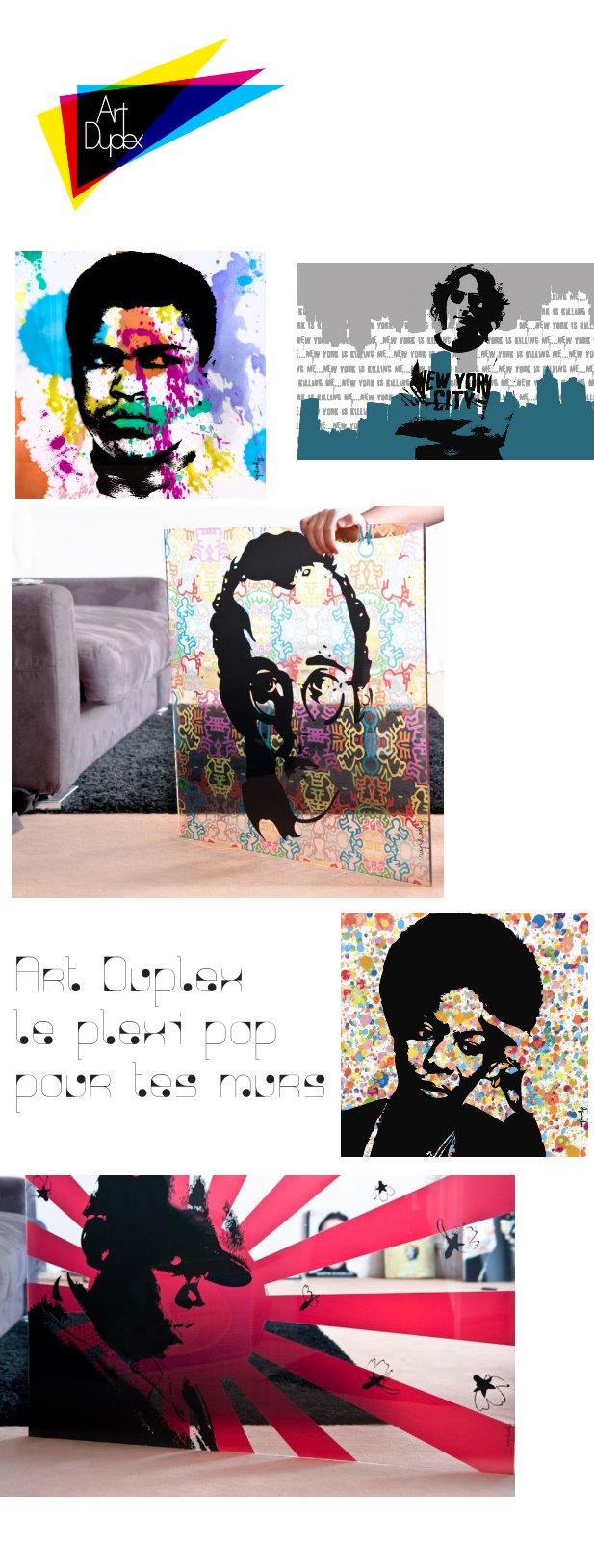 Art Duplex, le plexi pop pour tes murs!