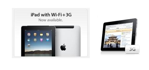 vente USA iPad 3G