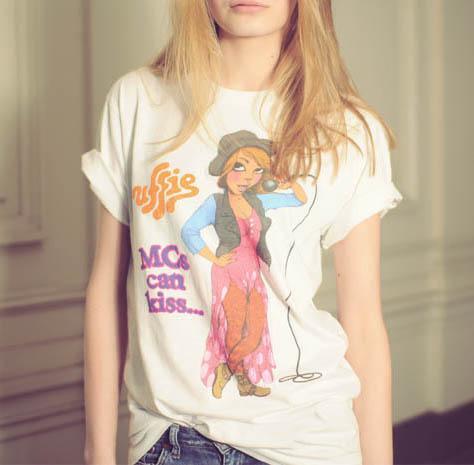 Uffie x Fafi - MC's can kiss tee