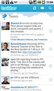 Twitter propose officellement une application Android