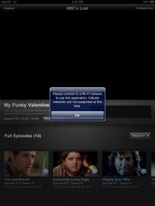 Quelques limitations pour l’iPad 3G