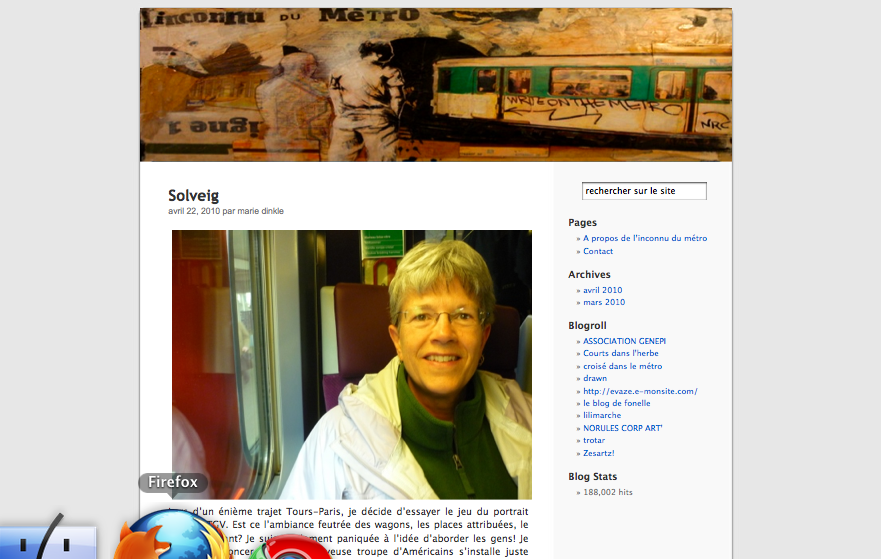 L'Inconnu du Metro à Paris