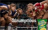 Publicité Hunky Dorys - Les filles se mettent au rugby