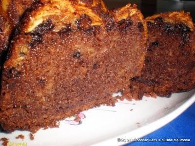 Cake chocolate-almendras / Cake chocolat-amandes