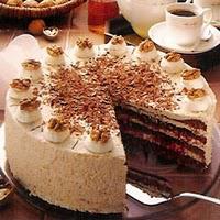 Gâteau au chocolat et cassis