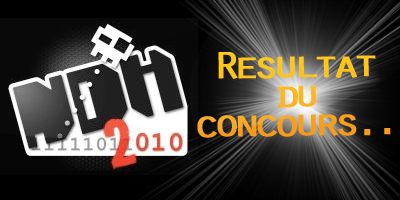 Résultat du concours: Gagner une place pour la NDH…