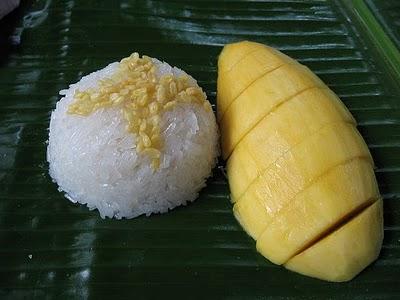 Dessert Thaï : Khao Niao Mamuan (Sticky Rice)