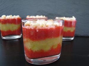 Compotée de rhubarbe à la fraise façon crumble IMG_1424