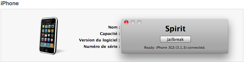 [TUTO]  SPIRIT : Le jailbreak ultime pour iPhone/iTouch et iPad est enfin là!