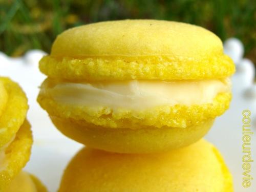 Macarons au limoncello