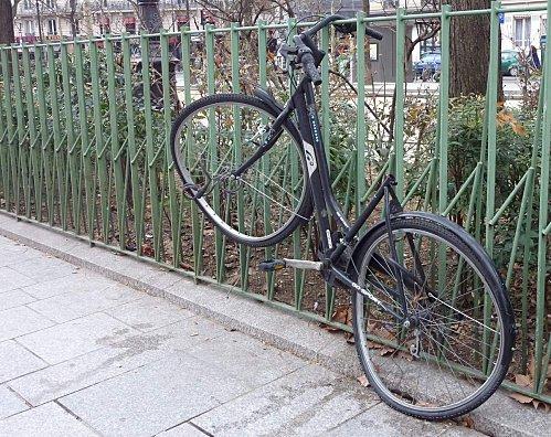 bicyclette accidentée