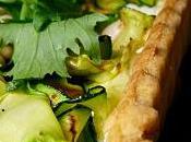 tarte salée avec pâte polenta très croustillante