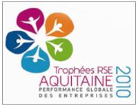 Logo trophées aquitains entreprise responsable