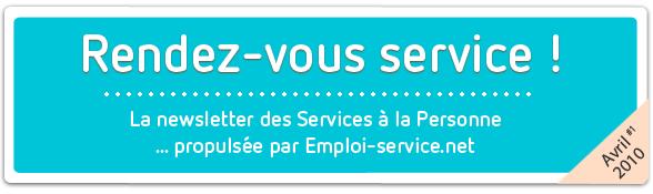 Newsletter BtoC - Emploi-service.net- Avril