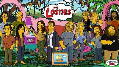 The Losties, ou les personnages de LOST façon Simpson