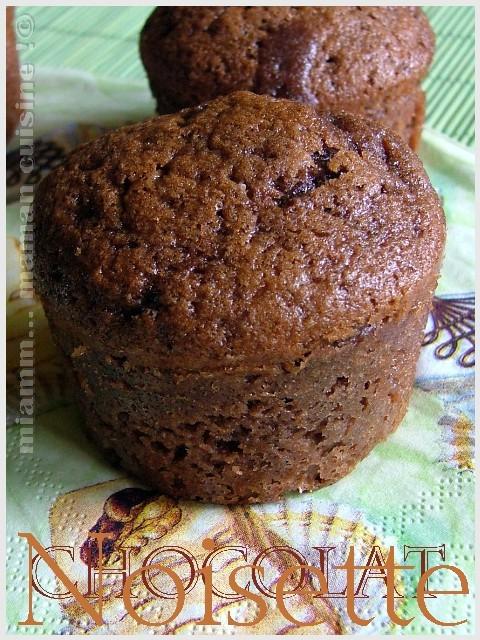 muffin choco noisette