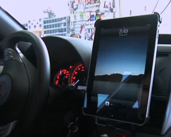 Un support auto pour iPad en vidéo