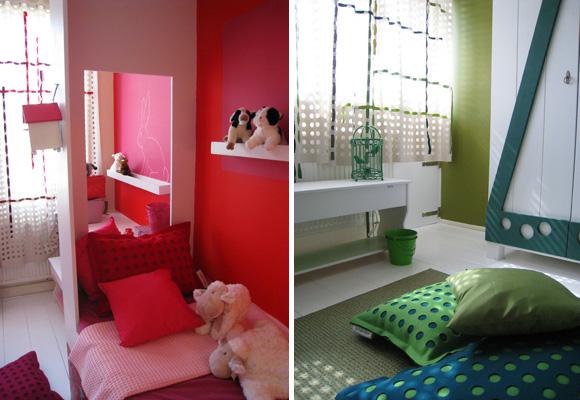 ONTWERPDUO STUDIO // design a room for 2 children, a boy and a girl