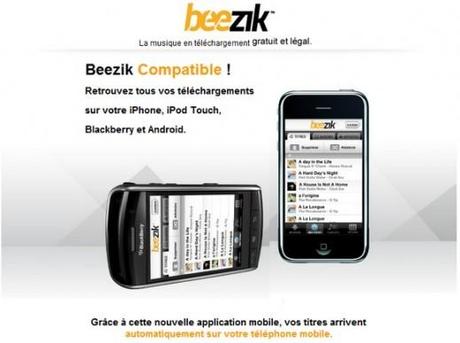 Beezik, écoutez vos titres téléchargés gratuitement sur votre iPhone