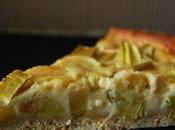 Tarte rhubarbe douceur sans culpabilité