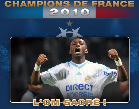 Marseille, champion de France 2010