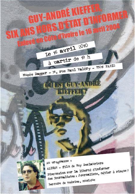 Guy-André Kieffer : 6 ans hors d'état d'informer !