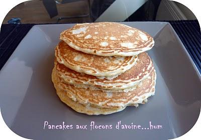 Delicious pancakes aux flocons d'avoine!!
