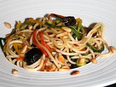 MES SPAGHETTI MULTICOLORE AU COULEUR DE L'ITALIE