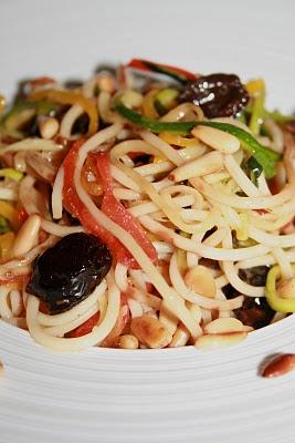 MES SPAGHETTI MULTICOLORE AU COULEUR DE L'ITALIE