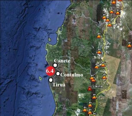 Après un séisme de magnitude 6.0, le 2 Mai, le Chili à nouveau frappé par une secousse de magnitude 6.4.