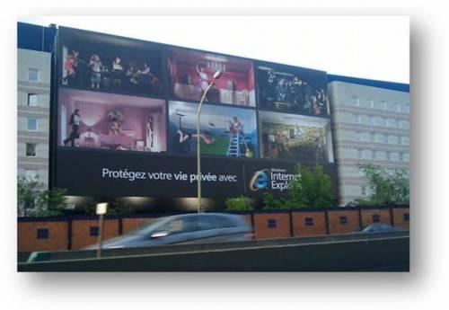 Visuels Stunt Microsoft Internet Explorer 8