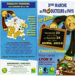 10eme marche des producteurs de pays a lyon