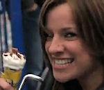 Manger glace dans grand huit