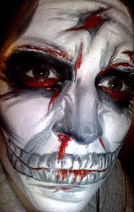 Halloween Part n°2 : face painting Tête de mort