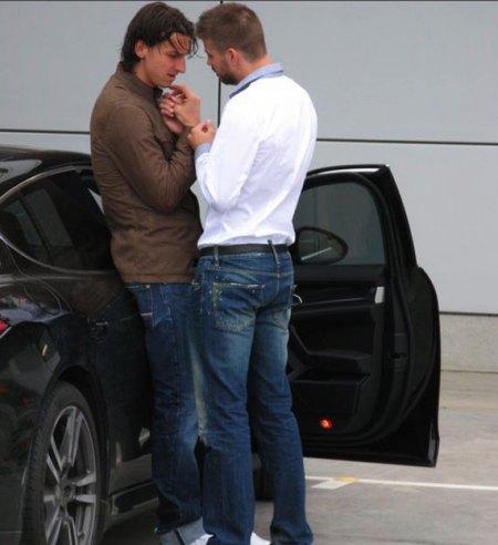 Ibrahimovic et Piqué en toute intimité